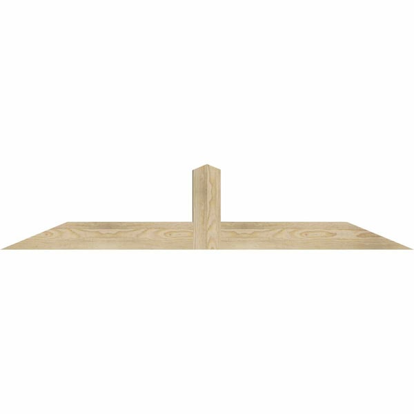 Ekena Millwork Portland Rough Sawn Timber Gable Bracket, Douglas Fir, 60"W x 12"H x 4"D x 4"F, 5/12 Pitch GBW060X12X0404POR00RDF - main